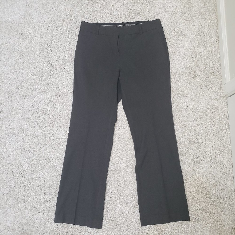 Ann Taylor Grey Wide Leg Trousers EUC